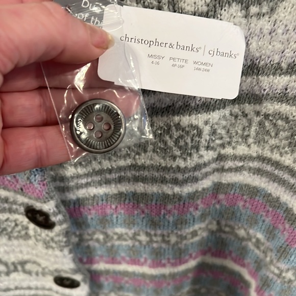 NWT Christopher & Banks long cardigan - Picture 4 of 6